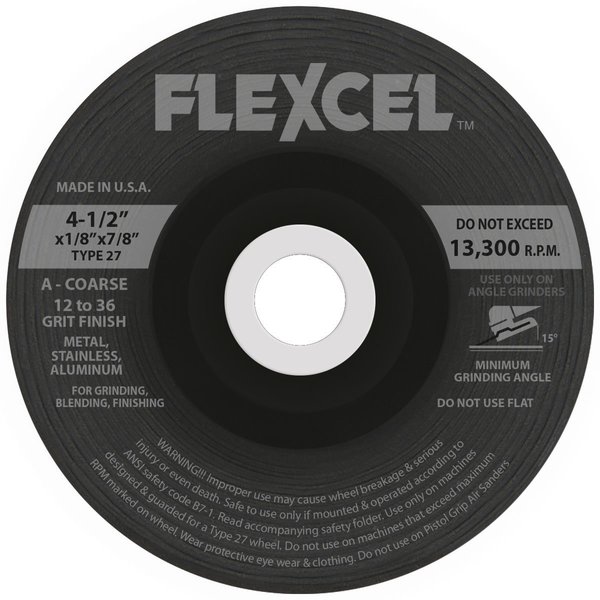 Flexovit SEMI-FLEXIBLE GRIND & FINISH WHEEL S6880